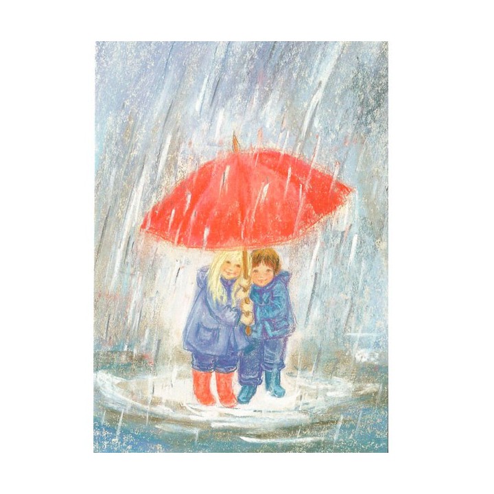 Posta Bajo la lluvia