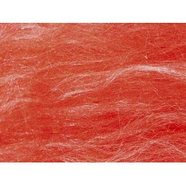 Lana cardada con seda - rojo claro.