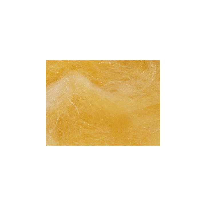Lana cardada con seda - amarillo
