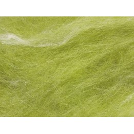 Lana cardada con seda - verde claro.