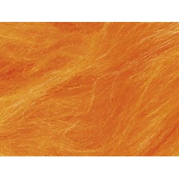 Lana cardada con seda - naranja.