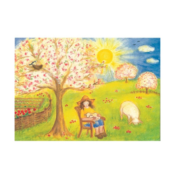 Postal - El dia de primavera