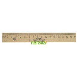 Regla de madera 17 cm