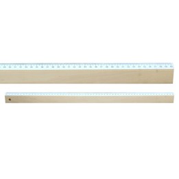 Regla de madera de 60 cm.