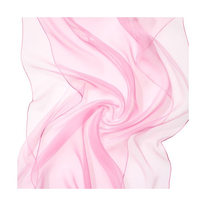 Chal en seda chiffon - malva.