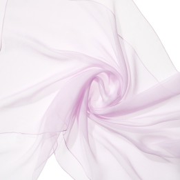 Chal en seda chiffon - rosa perla