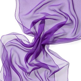 Chal en seda chiffon - lavanda.