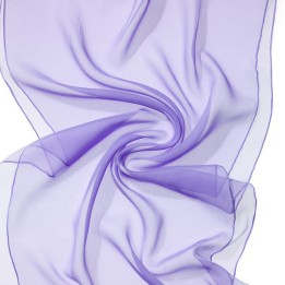Chal en seda chiffon - lila