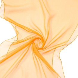 Chal de seda chiffon - amarillo indio
