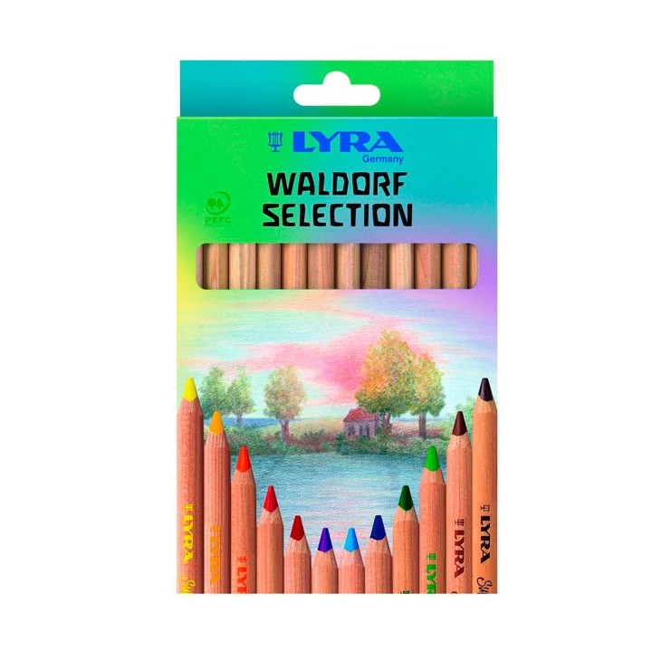 Lyra - lápices de madera Super Ferby de 12 colores - caja de carton