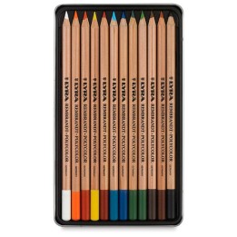 Lápices Rembrandt Polycolor 12 colores 