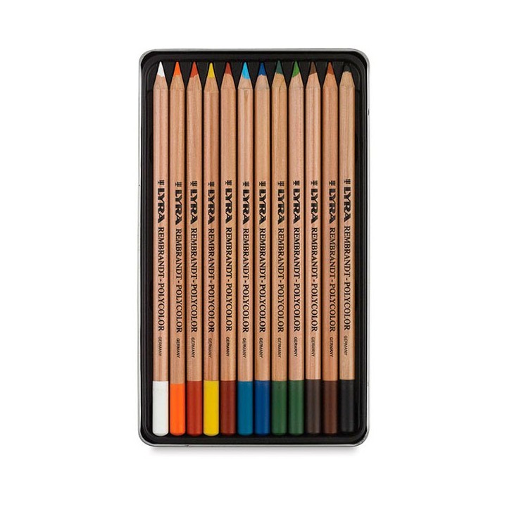 Lápices Rembrandt Polycolor 12 colores 