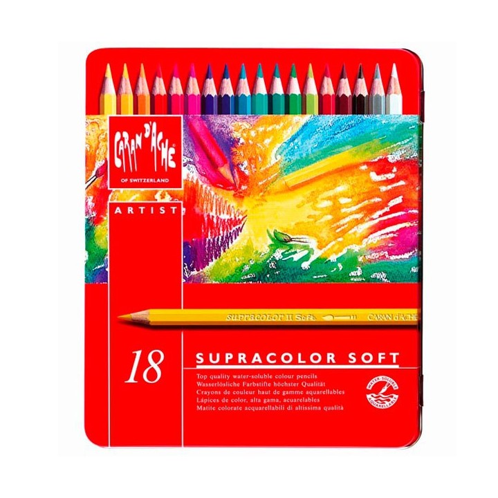 Caran d'Ache - lapices acuarelables - 18