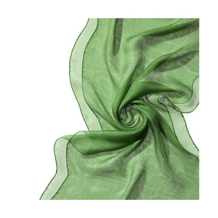 Chal de seda Tissu de gasa - verde menta.