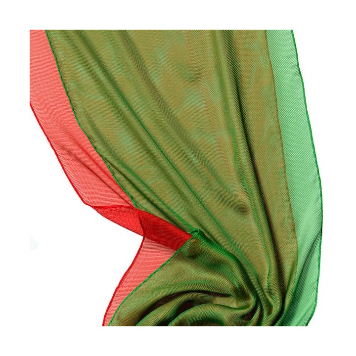 Chal de seda Tissu de gasa - verde menta.