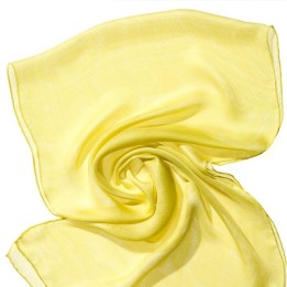 Chal de seda Tissu de gasa verde tilo