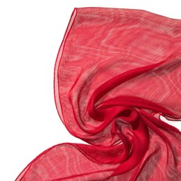 Chal de seda Tissu de gasa rojo