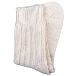 Calcetines de algodón orgánico grueso  natural