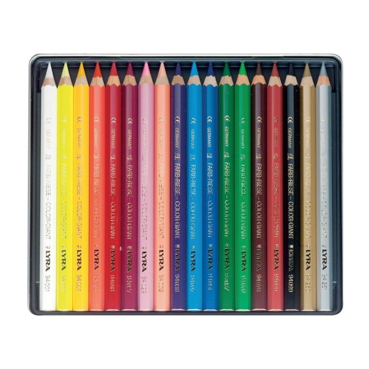 Lyra - lápices de madera lacados 18 colores