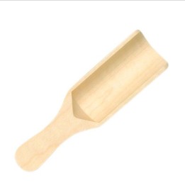 Cucharón de madera plano