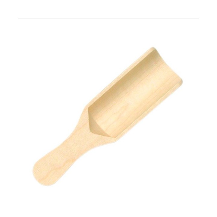 Cucharón de madera plano