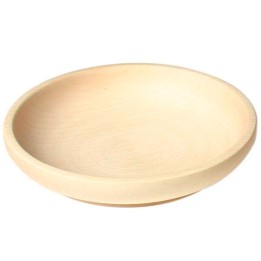 Cuenco de madera grande.