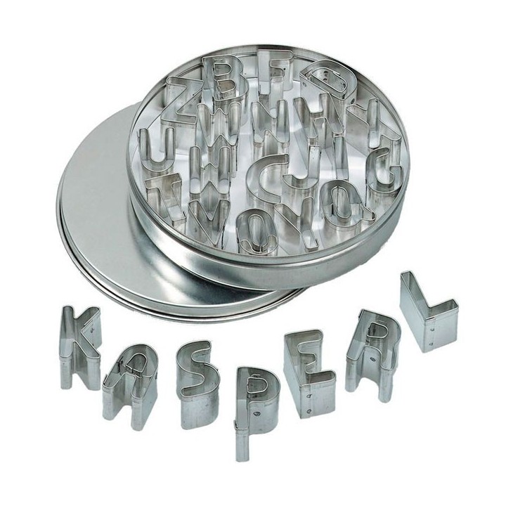 Moldes en forma de letras