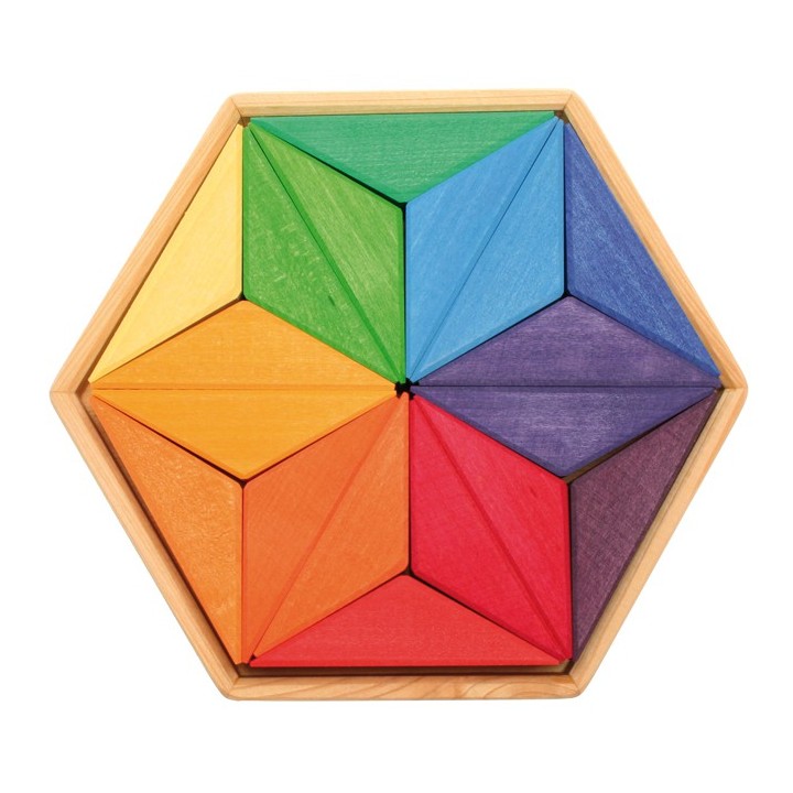 Puzzle de madera Estrella complementaria
