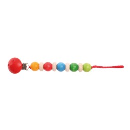Cadena para chupete - rojo-azul.