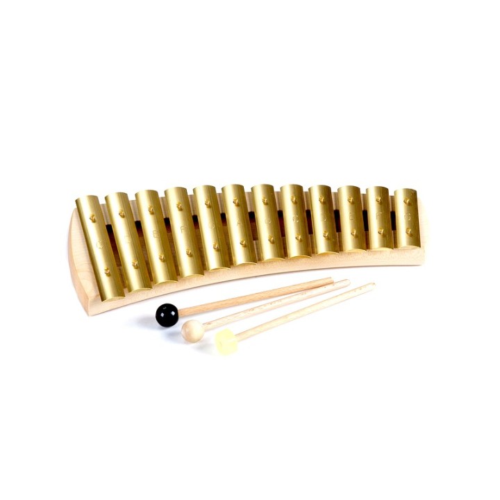 Glockenspiel diatónico 12 tonos
