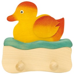 Perchero de madera Patito