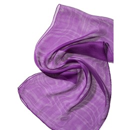 Chal de seda Tissu de gasa - purpura.