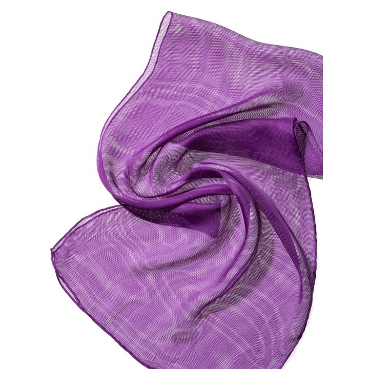 Chal de seda Tissu de gasa - purpura.