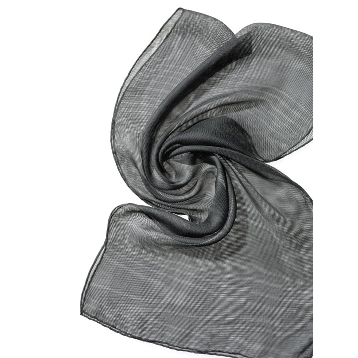 Chal de seda Tissu de gasa - gris
