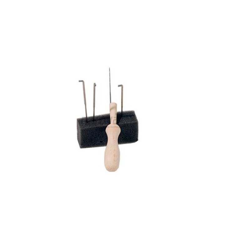 Agujas de abatanar - set
