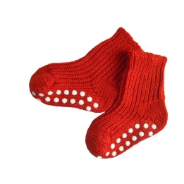 Calcetines antideslizantes - rojo