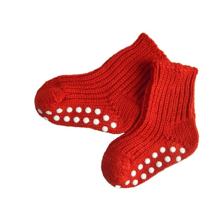 Calcetines antideslizantes - rojo