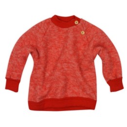 Jersey de lana orgánica merino - rojo