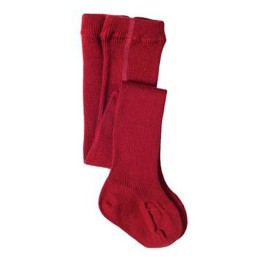 Leotardo de lana orgánica y algodón orgánico- rojo