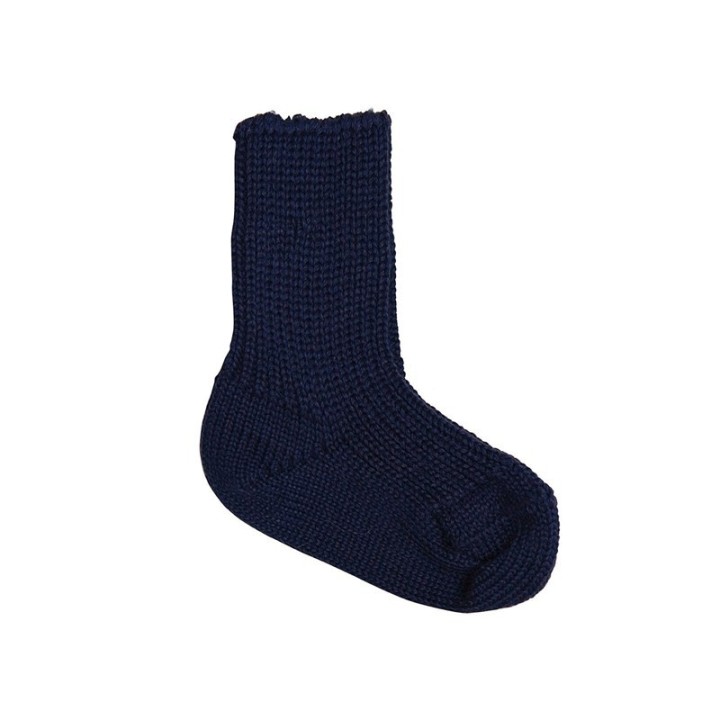 Calcetines de lana orgánica - azul