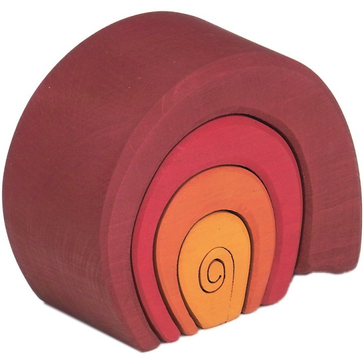 Casa caracol - roja