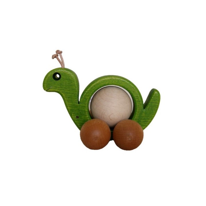 Caracol de mader con bolita movil
