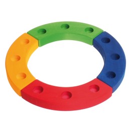 Círculo de cumpleaños arcoiris
