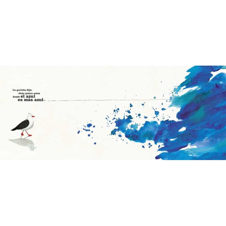 La gaviota y un mar de colores