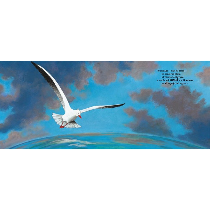 La gaviota y un mar de colores