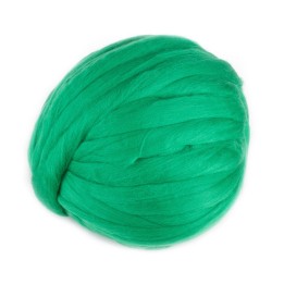 Lana cardada en cinta - verde pradera