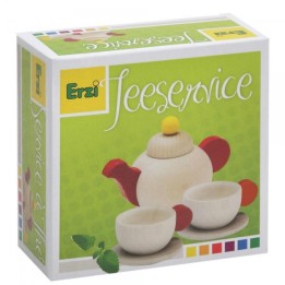 Juego de té de madera
