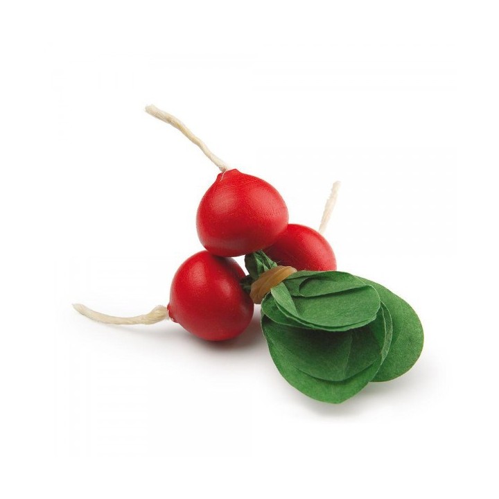 Rabanitos de madera