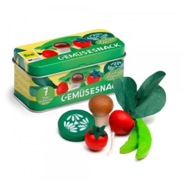 Caja de verduras de madera