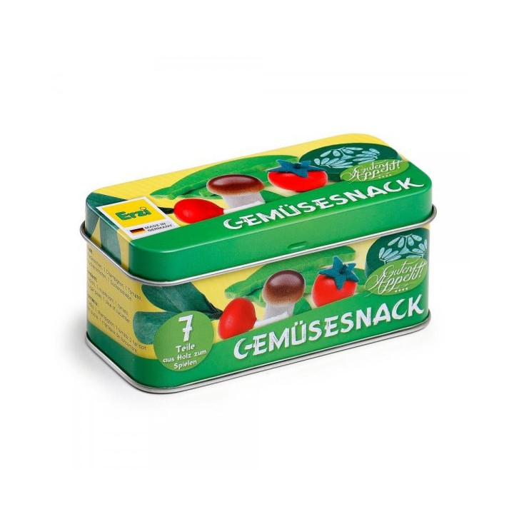 Caja de verduras de madera